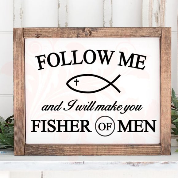 Handmade Other - Fisher of Men home art PRINT ONLY wall home decor